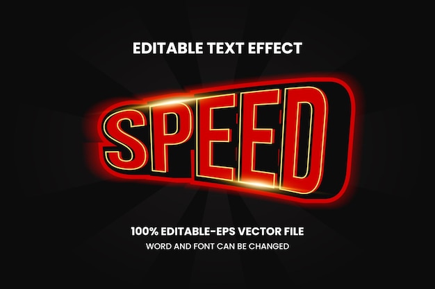 Snelheid teksteffect
