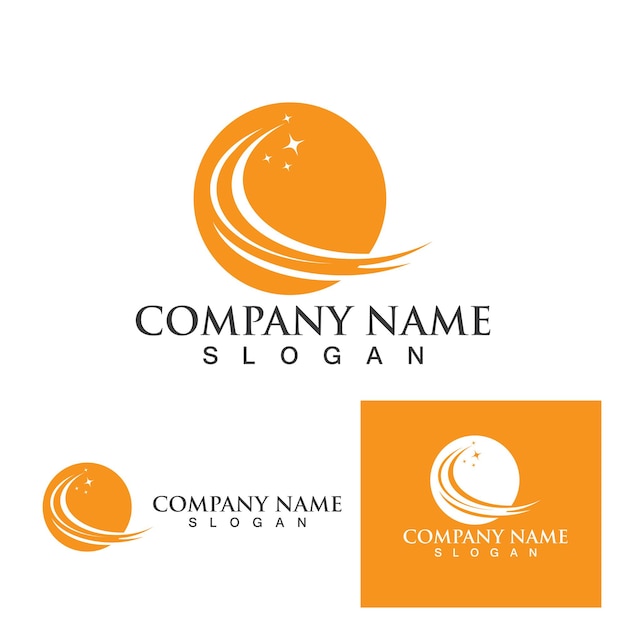 Sneller bedrijfsfinanciën Logo sjabloon vector pictogram illustratie ontwerp