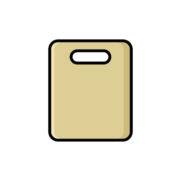 Snijbord Icon Vector Design Template