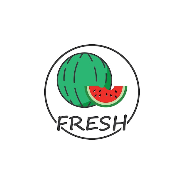Snijd watermeloen icoon