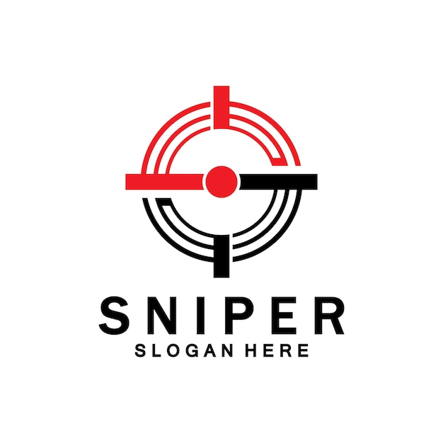 Sniper Aim Target Vector Logo Initial S Target Logo Vector