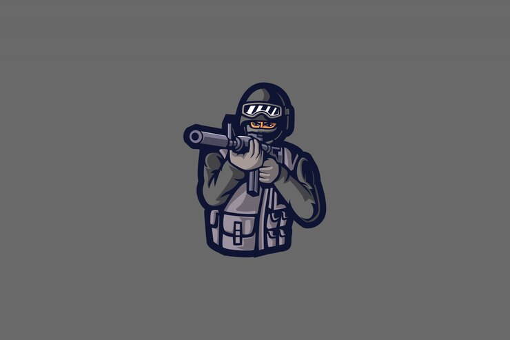 Логотип Sniper Man E Sports