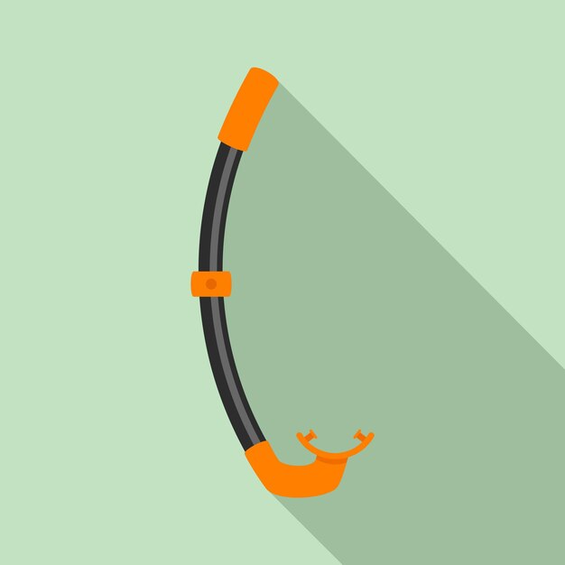 Snorkel icon Flat illustration of snorkel vector icon for web design