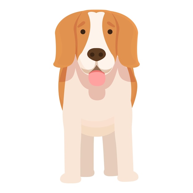 Vector snout dog icon cartoon vector action animal canine action