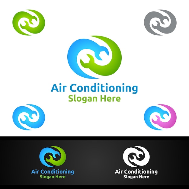 Дизайн логотипа Snow Air Conditioning and Heating Services