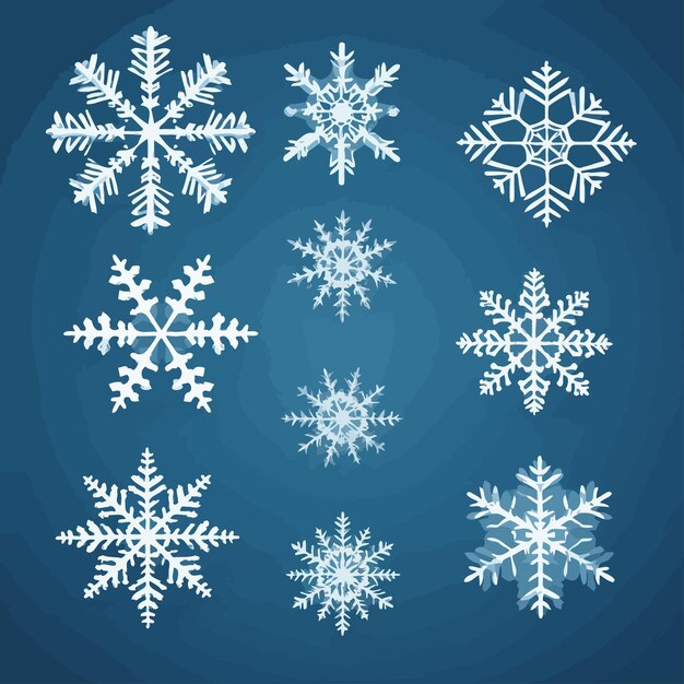 Vector snow background