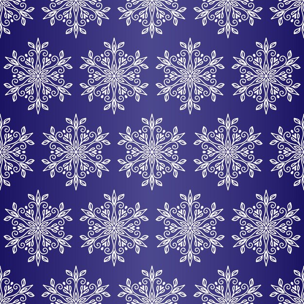 Snow doodle pattern