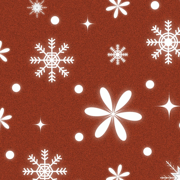 Vector snow flakes christmas background