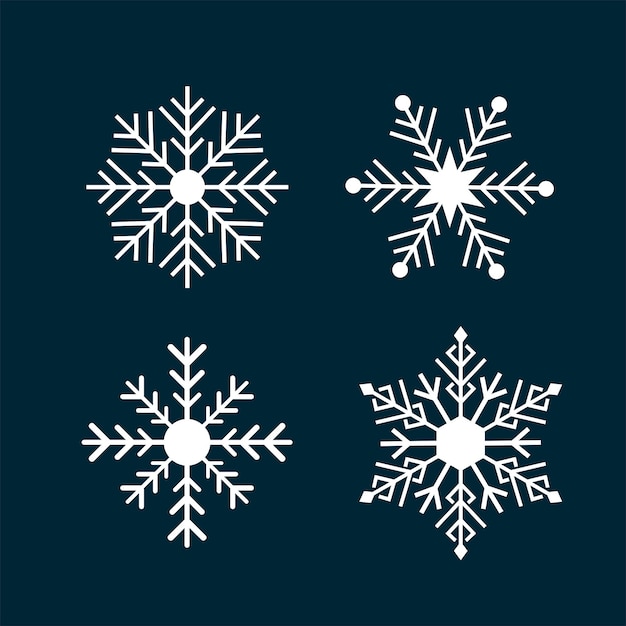 Snow flat illustration vector