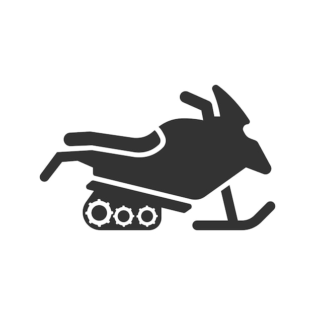 Snow mobile icon