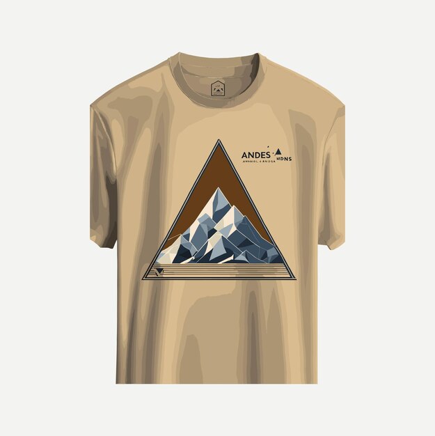 Vector snow mountain symbol design
