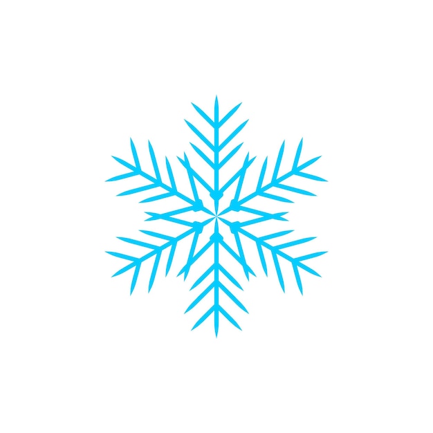 snow set with snowflake element template