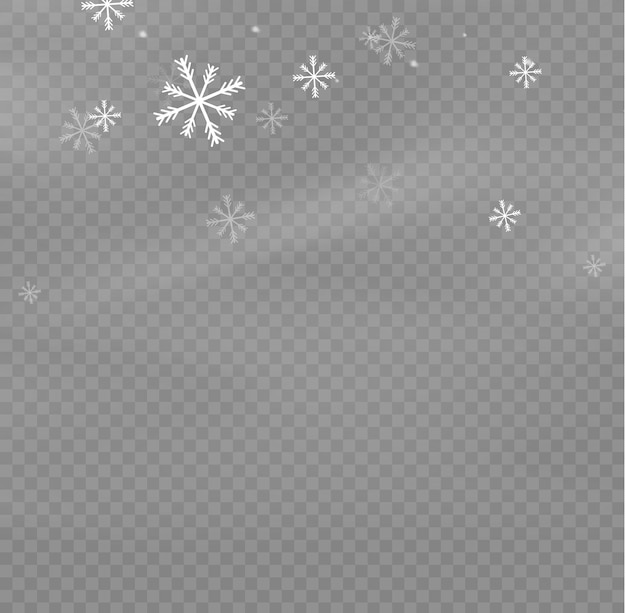 Snow and wind white gradient decorative element winter fog vector