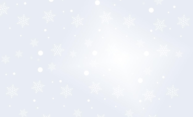 snow and winter themed background