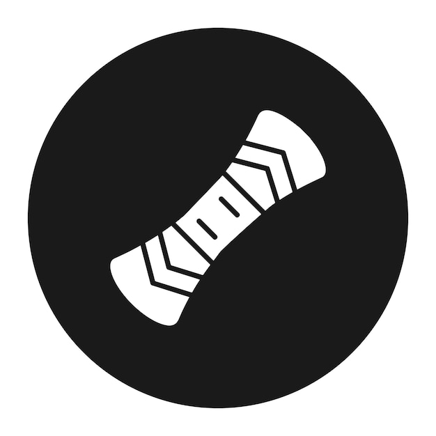 Snowboard vector icoon Kan worden gebruikt voor Winter icoonset