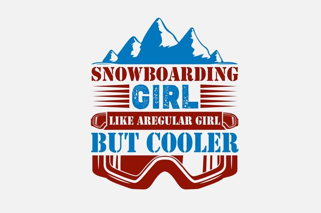 snowboarding svg design