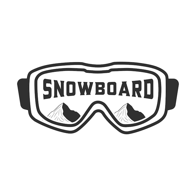 Vector snowboarding typography snowboarding vector snowboard typography typographic winter thrill