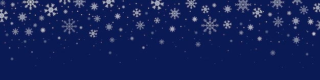 Snowfall background Snowflake background