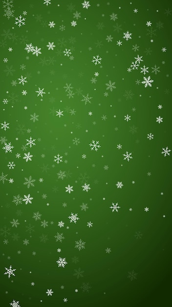 Snowfall overlay christmas background Subtle flying snow flakes