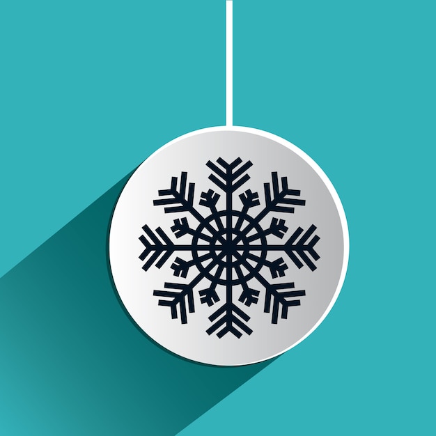 Vector snowflake icon design