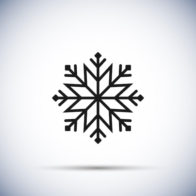 Snowflake isolated on background. vector illustration. eps 10.
