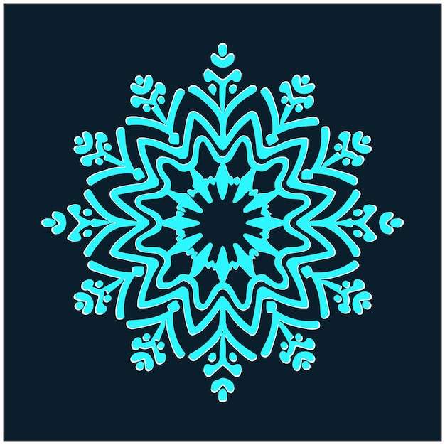 snowflake like flower snowflakes color vector design free download