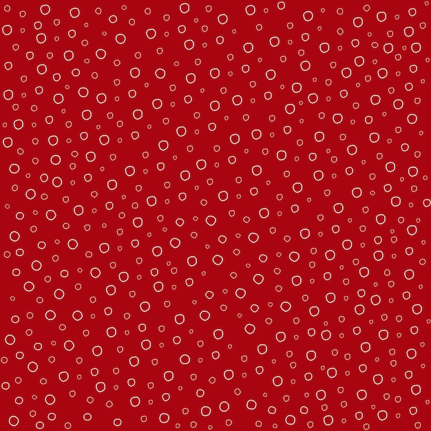 Snowflake pattern on red background