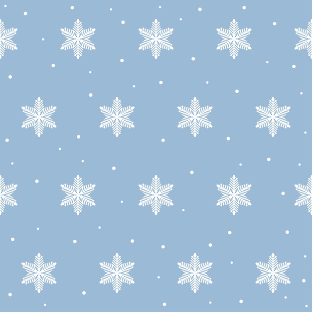 Snowflake seamless pattern background for design winter wallpaper, seasonal sale invitation, holiday wrapping paper, fabric textile, garment etc.