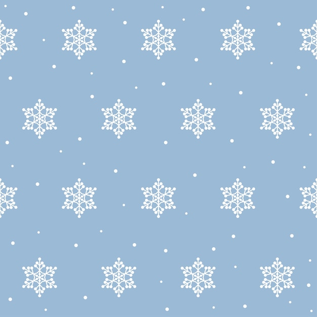 Snowflake seamless pattern background for design winter wallpaper, seasonal sale invitation, holiday wrapping paper, fabric textile, garment etc.