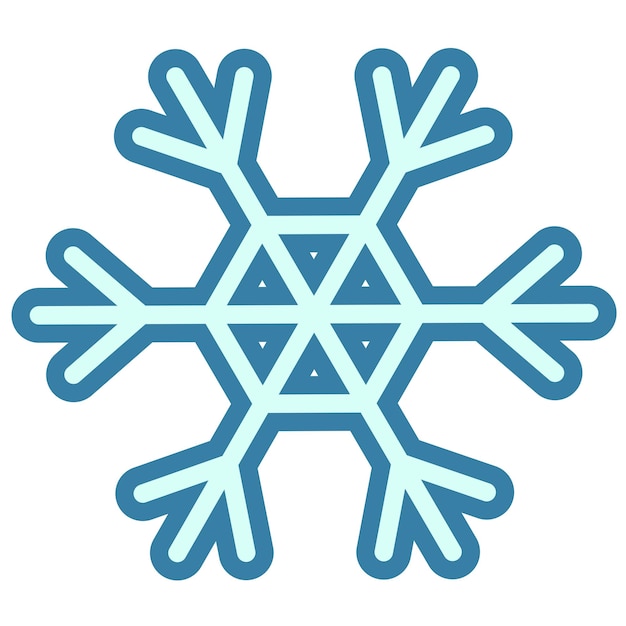 Vector snowflake