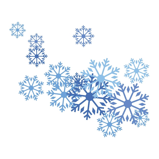 Snowflakes background