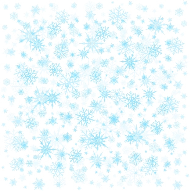 Vector snowflakes background