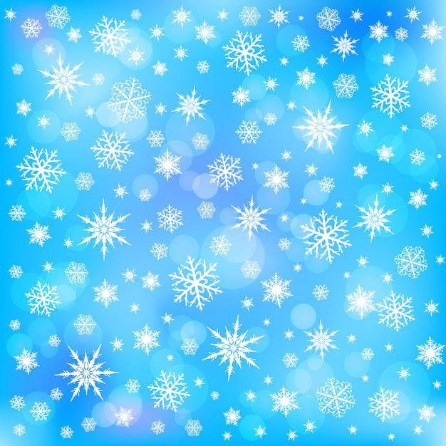 Snowflakes background