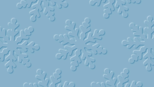 Snowflakes blue background for Christmas season