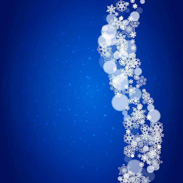 Snowflakes border for Christmas