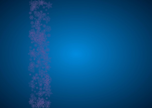 Vector snowflakes christmas and new year holiday banner