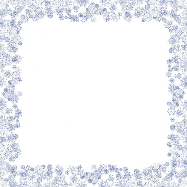 Snowflakes Frame