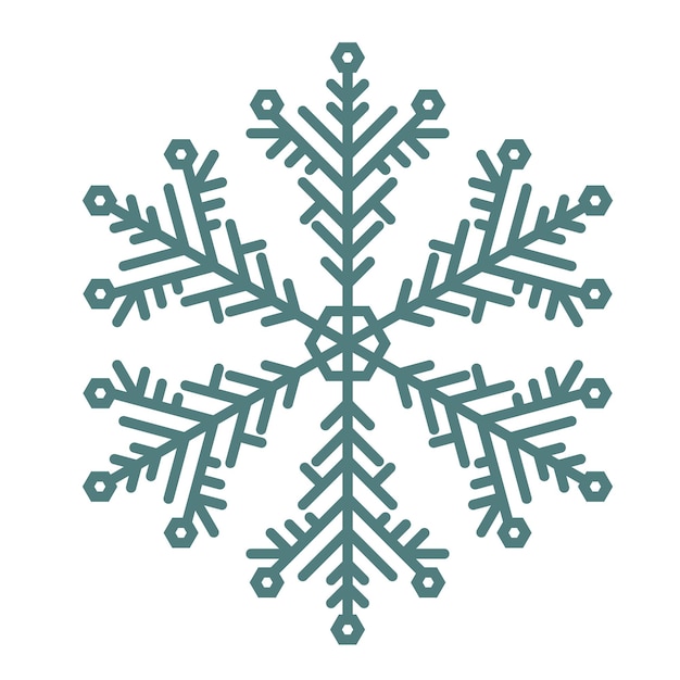 Snowflakes icon christmas icons christmas elements flat christmas icons