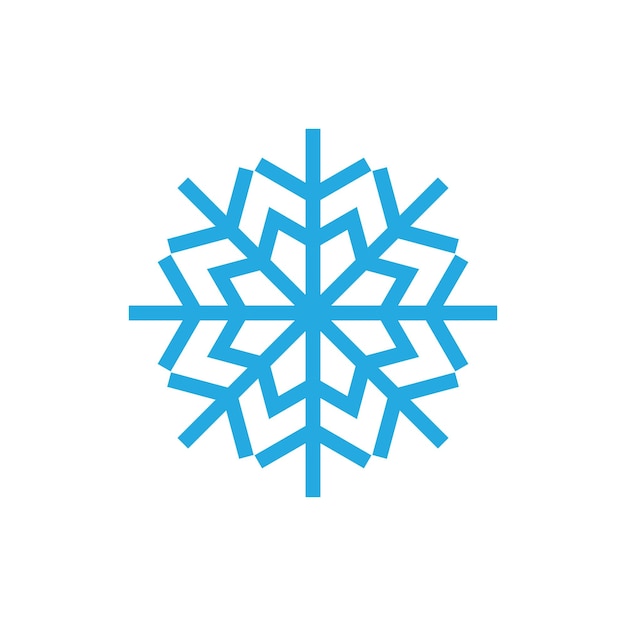 Snowflakes icon and symbol ilustration