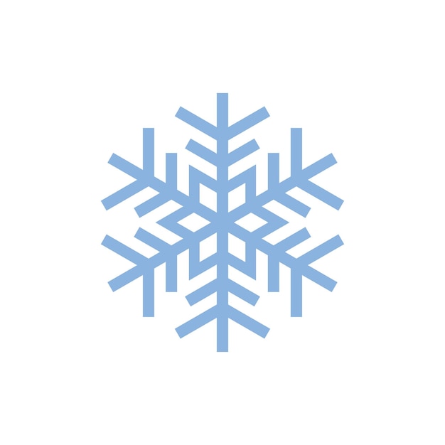 Snowflakes icon and symbol ilustration