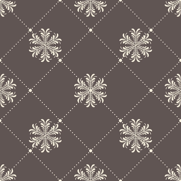 Snowflakes pattern for winter background. creative and retro style illustration