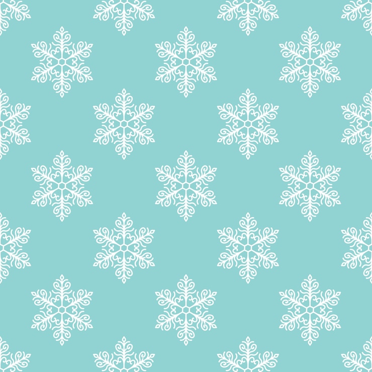 Vector snowflakes seamless pattern hand drawn vector line illustration graphic outline doodle drawing christmas and new year background for winter designs gift wrapping packaging textile wallpaper