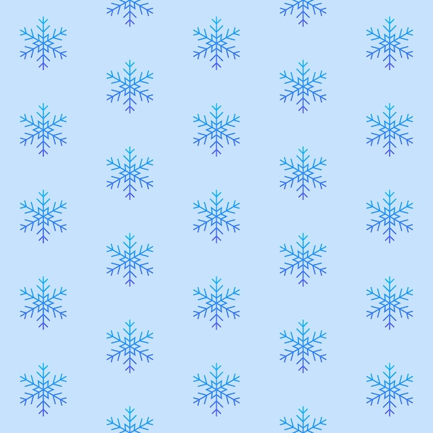 snowflakes seamless pattern