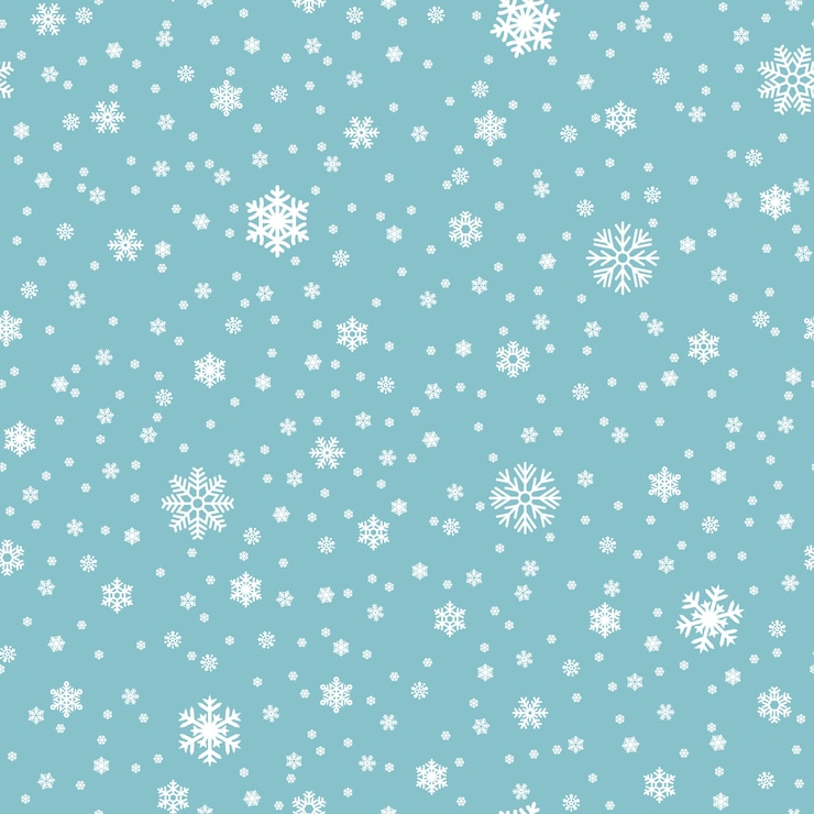 Vector snowflakes vector seamless pattern. seamless pattern christmas snowfall, winter snowflake illustration