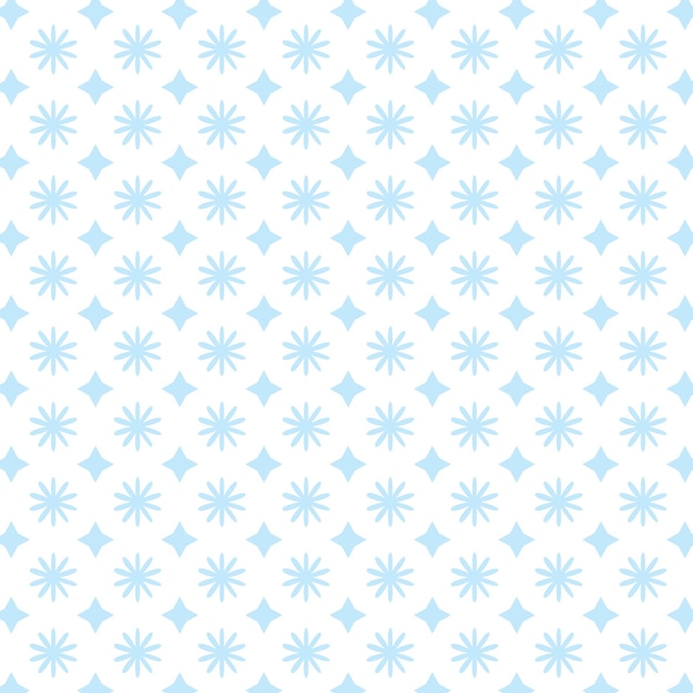 Vector snowflakes on a white background
