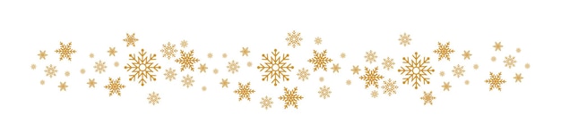 Fiocchi di neve. sfondo invernale bianco con bordo di fiocchi di neve. sfondo di natale per biglietto di auguri. fiocco di neve. ornamento di natale o design. illustrazione vettoriale