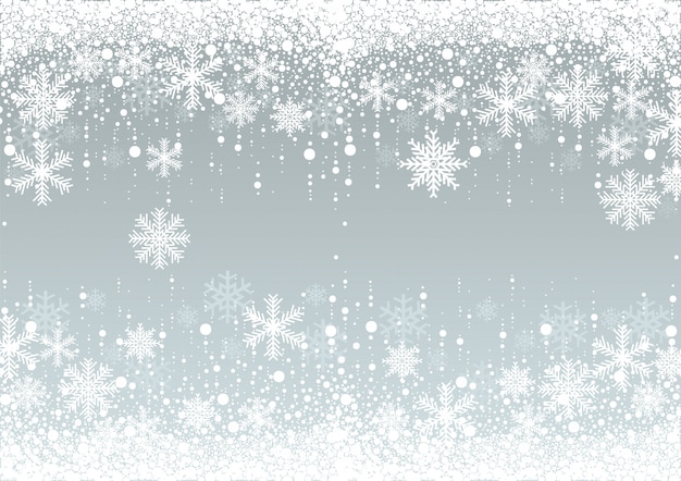 Snowflakes Winter Background