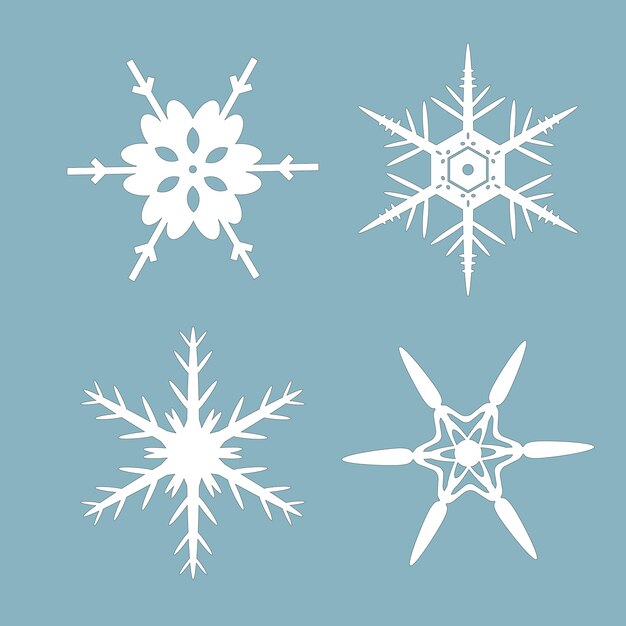 Vector snowflakes