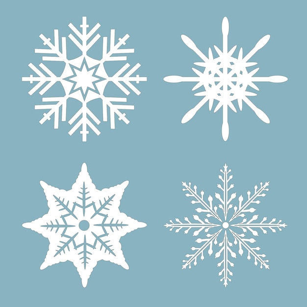 Vector snowflakes