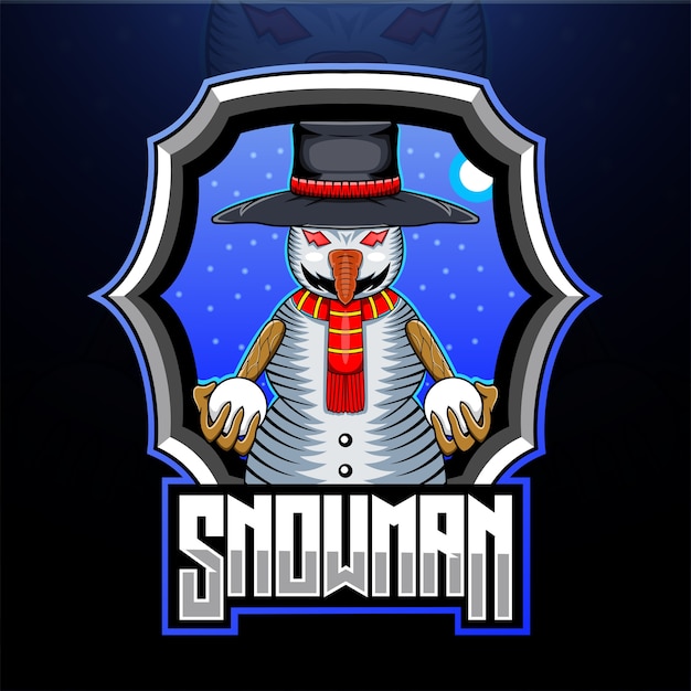 The snowman mascot logo